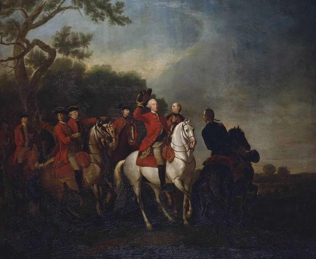 Giorgio III ad una ispezione - Royal Collection
